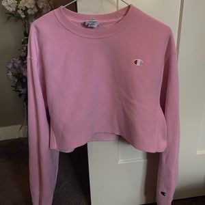 Pink Champion Sweatshirt/Long Sleeve Shirt